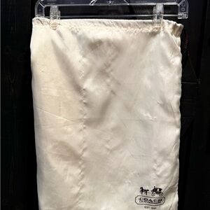 Coach Cream Dust Bag